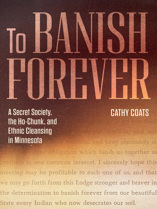 Title details for To Banish Forever by Cathy Coats - Available